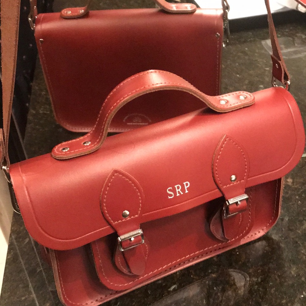 Cambridge Satchel Company SRP engraved bag